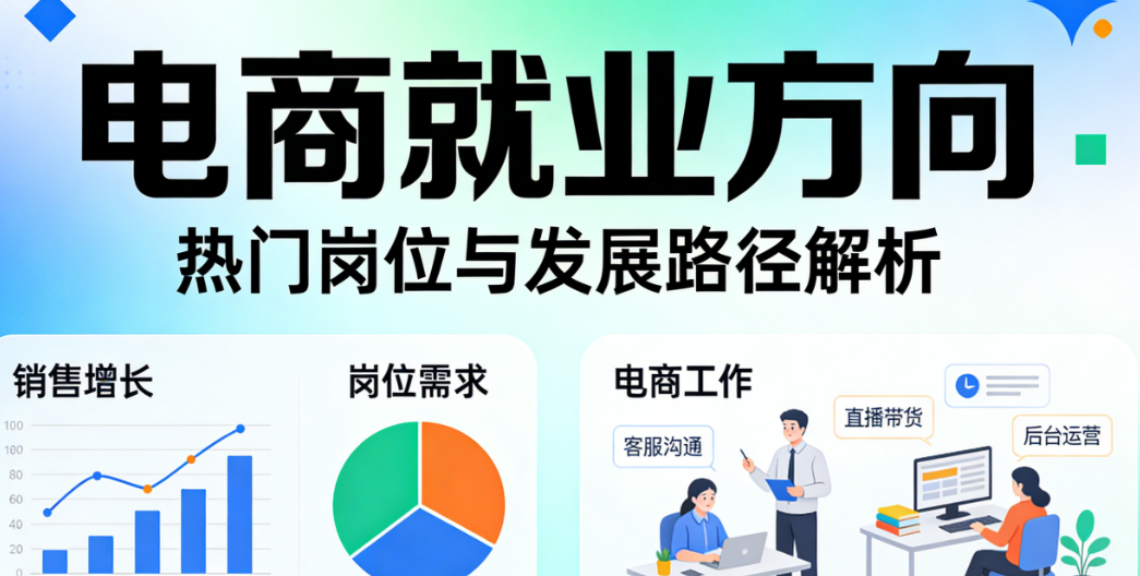 电子商务就业方向，深度解析运营推广视觉设计供应链等核心岗位发展路径探讨