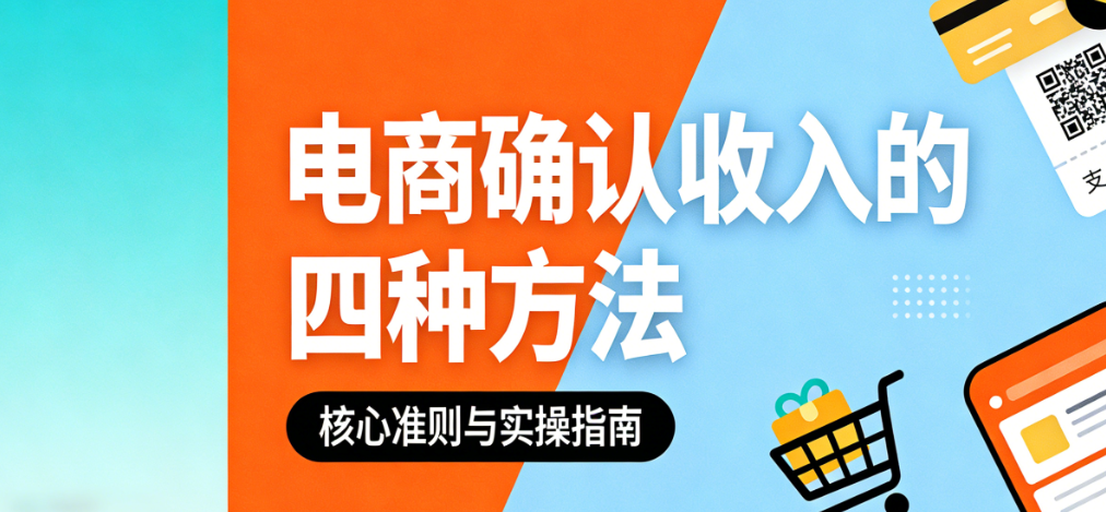 电商收入确认四种方法，解析发货签收平台结算与预收款合规实务指南