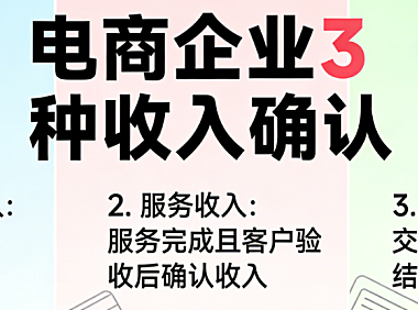 电商企业三种收入确认方式，解析会计准则依据财务处理与合规实务指南