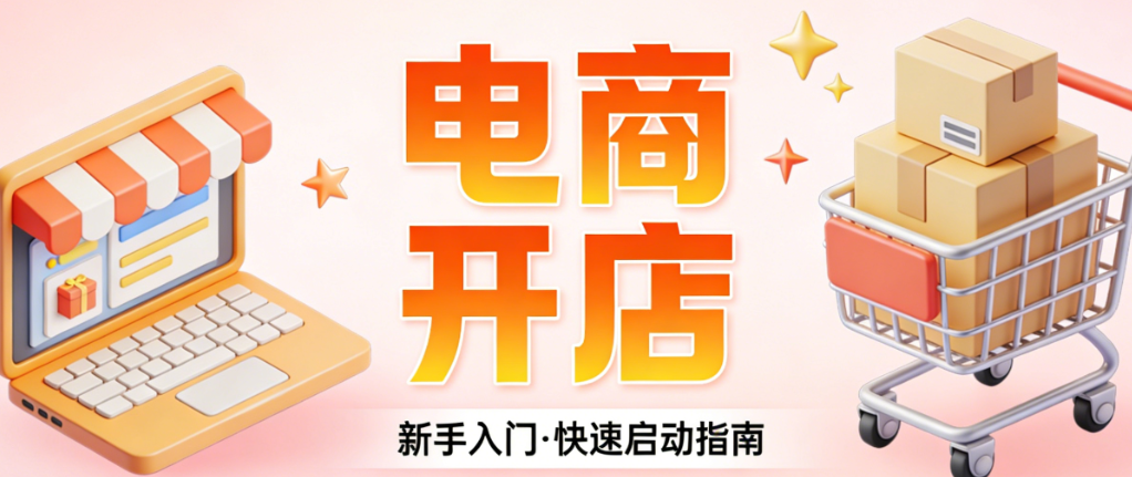 电商开店全流程指南，详解平台选择资质准备店铺搭建运营启动与风险规避策略