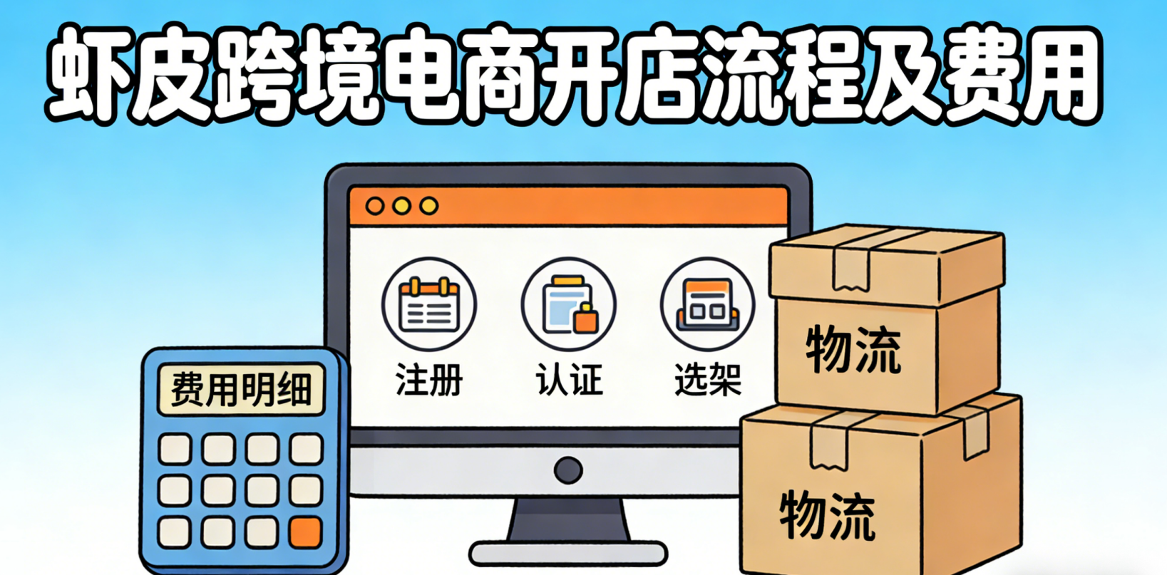 虾皮跨境电商开店流程及费用，从注册准备到首单发货的完整实操指南