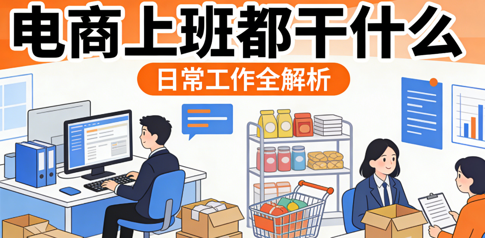 电商上班都干什么 从日常操作到核心目标的真实工作内容解析
