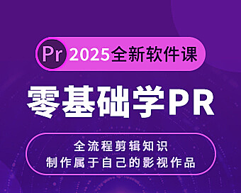 Premiere Pro 2025视频教程，从零基础到专业大片