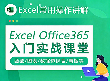 Office365 Excel全能大师课：146节实战，从函数小白到数据可视化专家