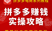 拼多多开店实操攻略，零基础入门教程 | 低保证金高流量运营课