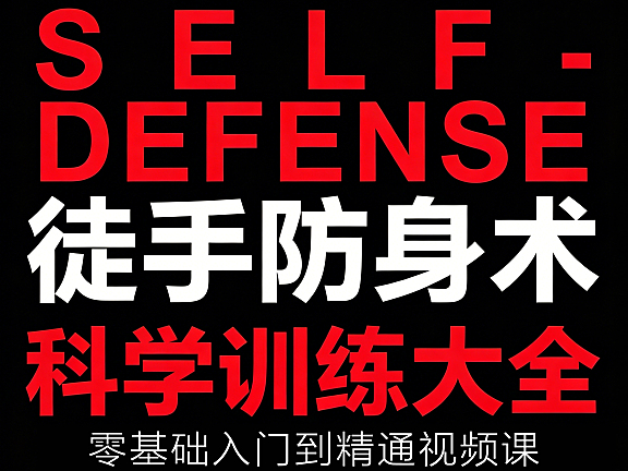零基础徒手防身术视频课程_科学训练大全_20+场景防身技巧教学_女性安全必备