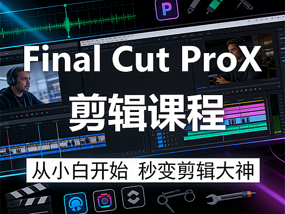 Final Cut ProX零基础视频剪辑在线课程