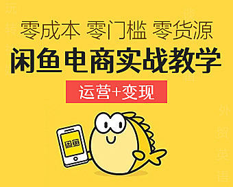 闲鱼电商实战教学：零成本、零门槛、零货源