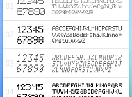 22款9P点阵像素字体下载，特殊字体安装包在线下载