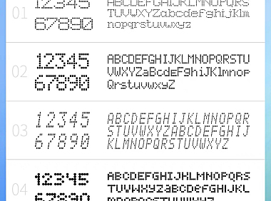 22款9P点阵像素字体下载，特殊字体安装包在线下载