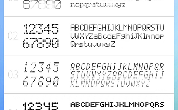 22款9P点阵像素字体下载，特殊字体安装包在线下载