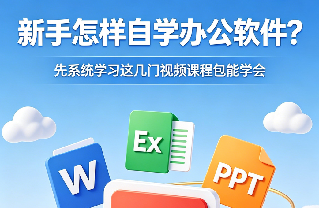 新手怎样自学办公软件