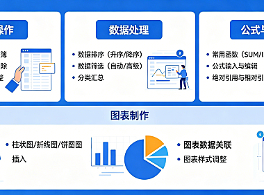 Excel办公软件基础知识大全，店托易辉哥手把手教你打好数据处理地基