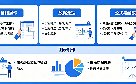 Excel办公软件基础知识大全，店托易辉哥手把手教你打好数据处理地基