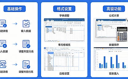 零基础表格制作Excel教程：从入门到精通的完整指南