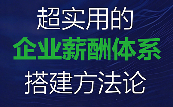 超实用的薪酬体系搭建方法论_从0到1设计科学薪酬方案_HR与管理者必修课
