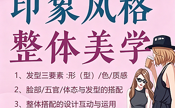 整体美学视频教程_发型师个人色彩诊断与形象设计实战课_提升客单价