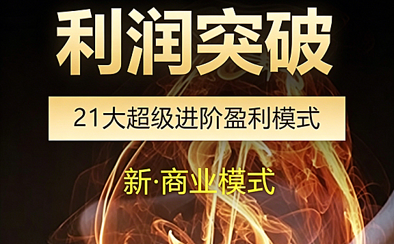 21大盈利模式视频课_企业利润倍增实战教程_商业模式创新与资本对接指南