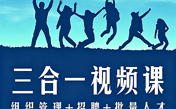 组织管理招聘批量人才三合一课程_许林芳实战课_企业人才体系搭建