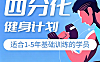 四分化健身计划视频课_进阶力量训练突破平台期_1-5年训练者围度力量双提升