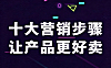 十大营销步骤视频教程_让产品更好卖的实战课_从0到1打造爆款销量