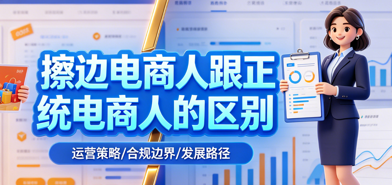 擦边电商人跟正统电商人的区别有多大，一篇文章颠覆你对电商创业的认知