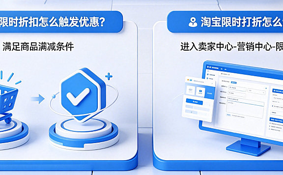 淘宝限时折扣怎么触发优惠?淘宝限时打折怎么设置