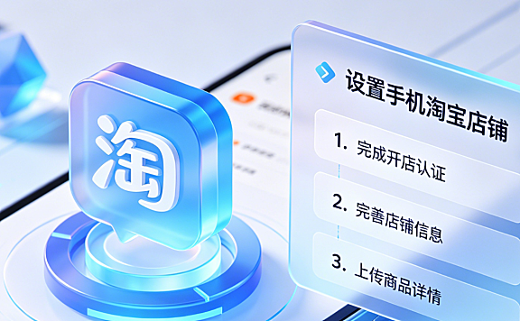 手机淘宝我的店铺在哪?如何设置手机淘宝店铺?