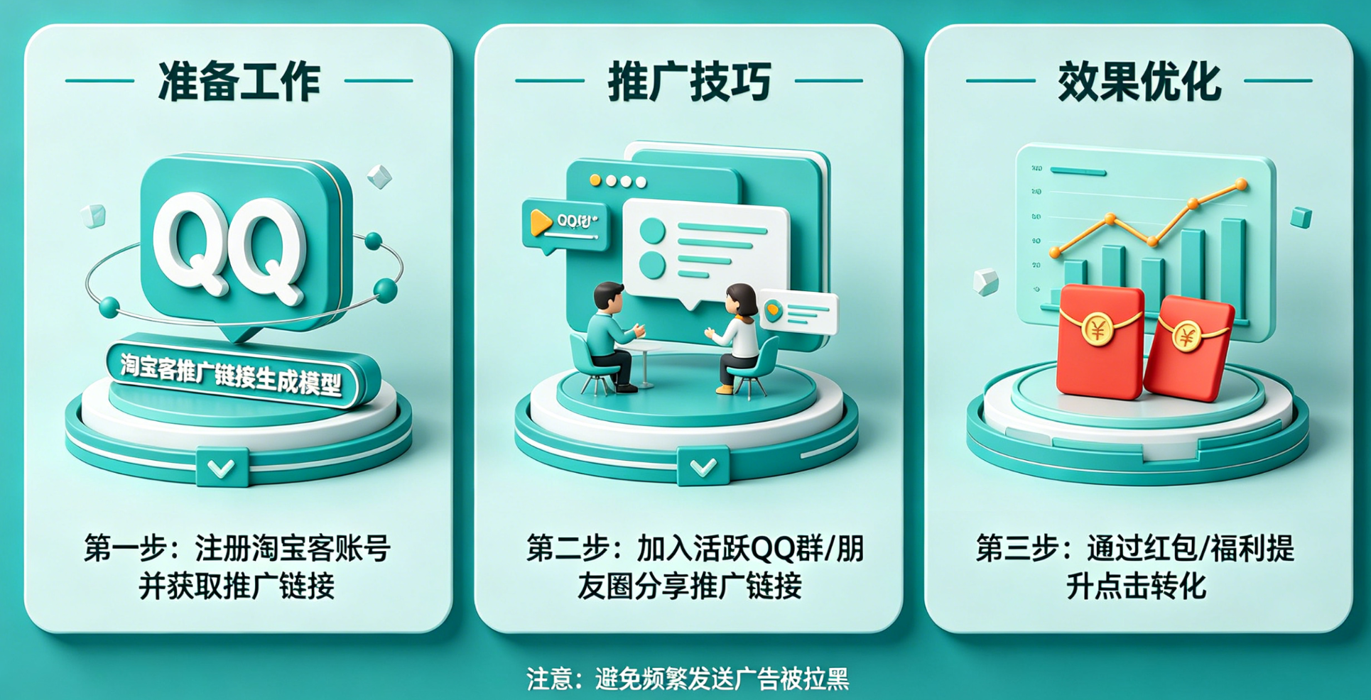 淘宝客怎么用QQ推广？四大实战场景与避坑指南