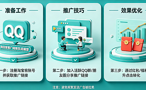 淘宝客怎么用QQ推广？四大实战场景与避坑指南
