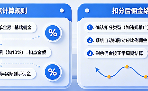 淘宝联盟扣点怎么算?淘宝联盟被扣分佣金咋结算