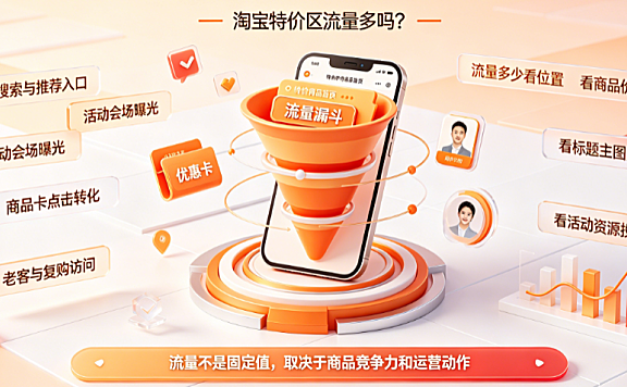 淘宝特价版流量从哪来？淘宝特价区流量多吗？淘特与特价频道流量解析