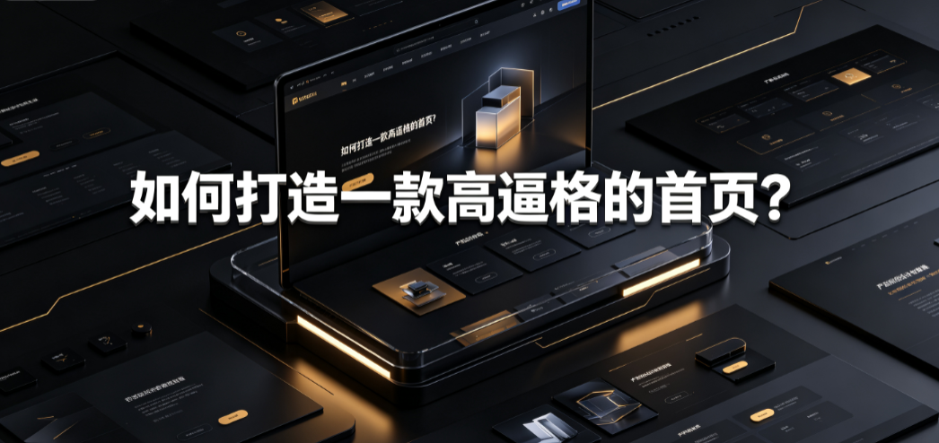 如何打造一款高逼格的首页?