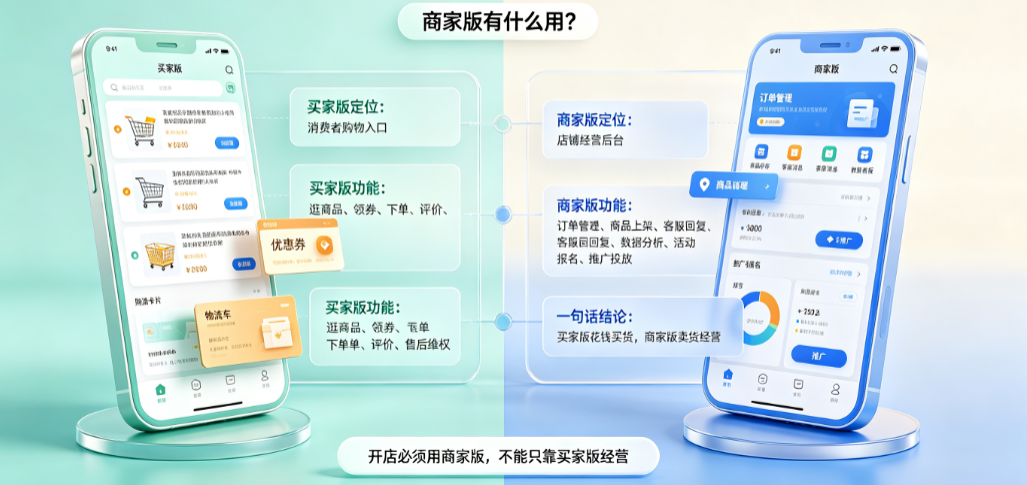 拼多多卖家版和买家版一样吗?商家版有什么用?