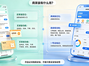 拼多多卖家版和买家版一样吗？商家版有什么用？功能解析与使用指南