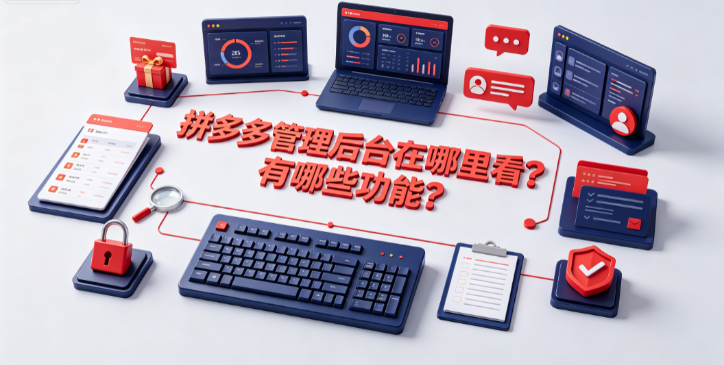 拼多多管理后台在哪里看?有哪些功能?