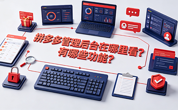 拼多多管理后台在哪里看?有哪些功能?