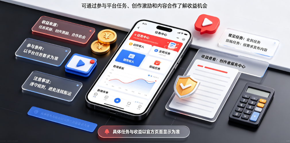 抖音创作者服务中心赚钱是真的吗?有哪些任务?
