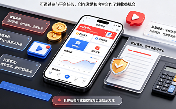 抖音创作者服务中心赚钱是真的吗?有哪些任务?