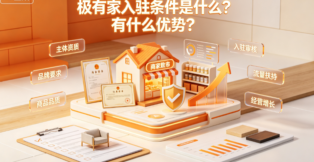 极有家入驻条件是什么?有什么优势?