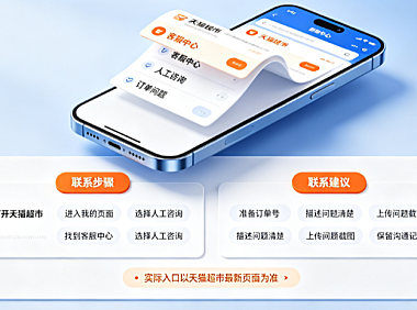 天猫超市人工客服入口在哪里?如何联系?全路径指南