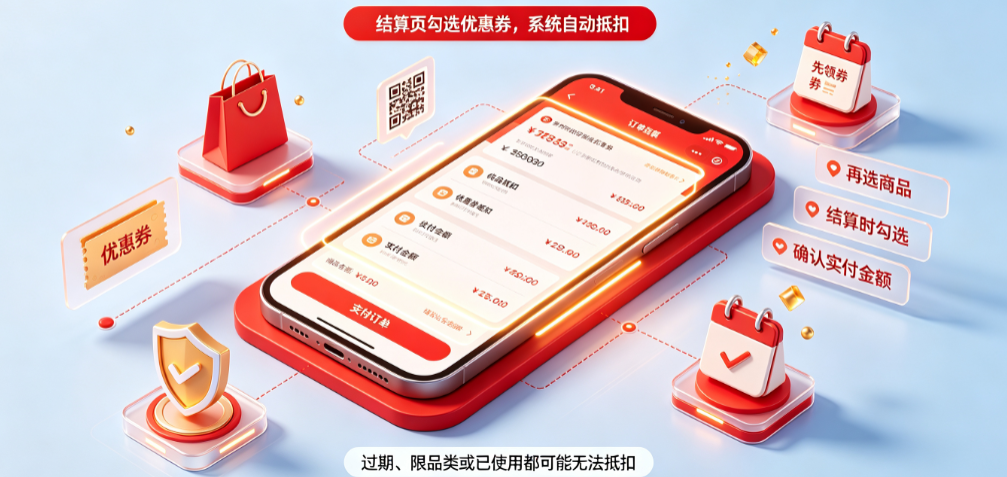 京东会员无门槛券在哪领取？无门槛券如何使用？