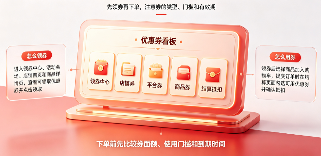 京东买东西怎么领券才便宜?购物怎样才能使用优惠券?