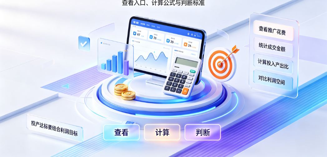 淘宝投入产出比在哪看?怎么算?多少正常?