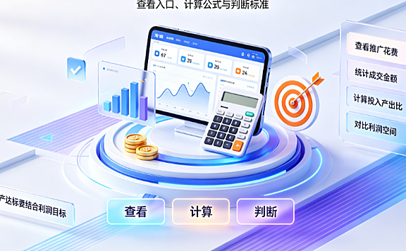 淘宝投入产出比在哪看?怎么算?多少算正常?卖家ROI实操指南