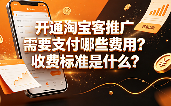 开通淘宝客推广需要支付哪些费用?收费标准是什么? 商家实操指南