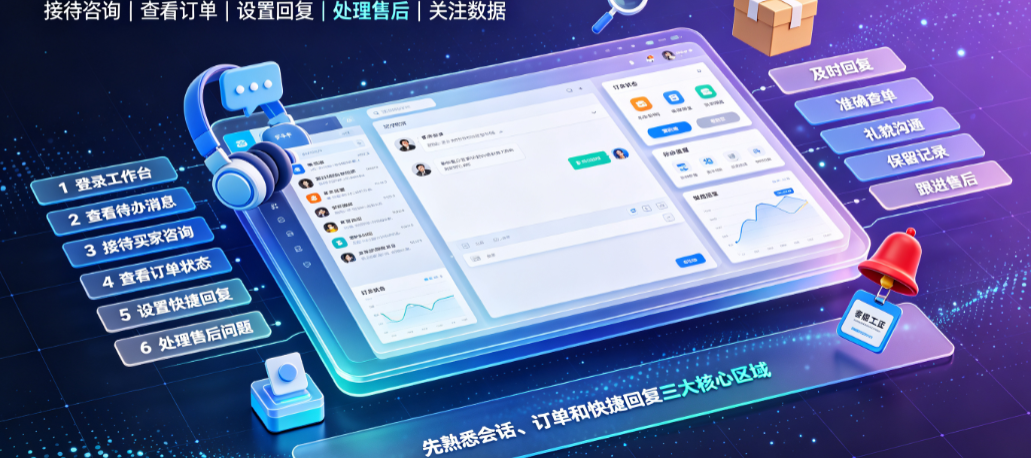 淘宝千牛工作台客服新手教程,要做哪些工作?