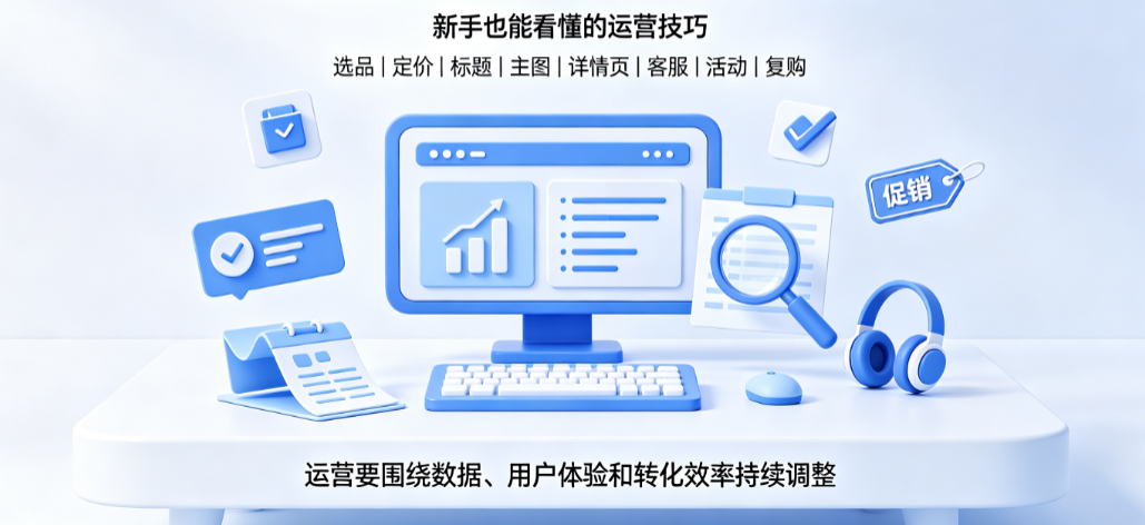 淘宝店运营的主要方法,有哪些技巧?