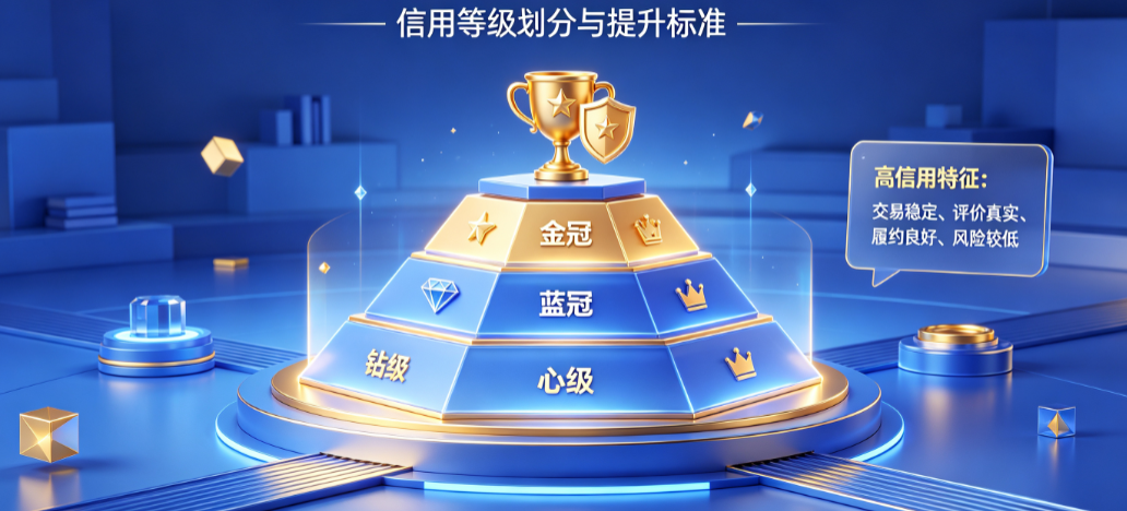 淘宝信用多少才算高级?信用等级有哪些?全阈值解析与权益指南