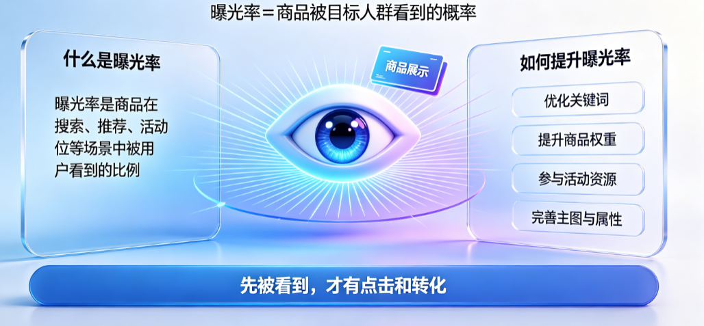商品曝光率怎么提升?什么叫曝光率?